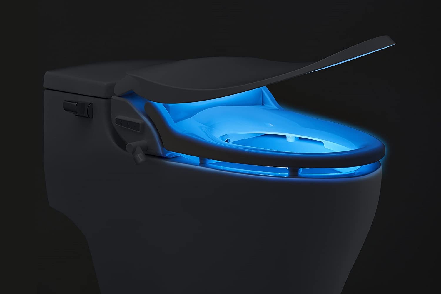 Alpha iX Hybrid Bidet Toilet Seat w/ Remote 4 Wash Functions Air Dryer