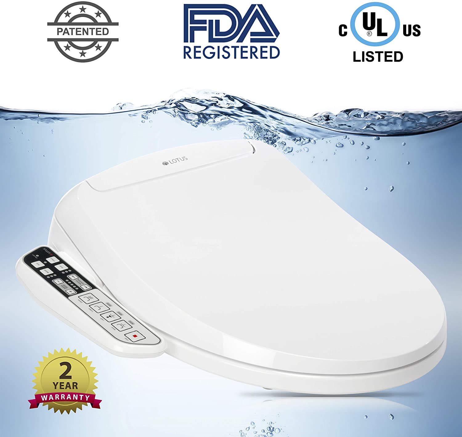 Lotus Smart Bidet ATS-500 Provides Continuous Hot Water Child Features