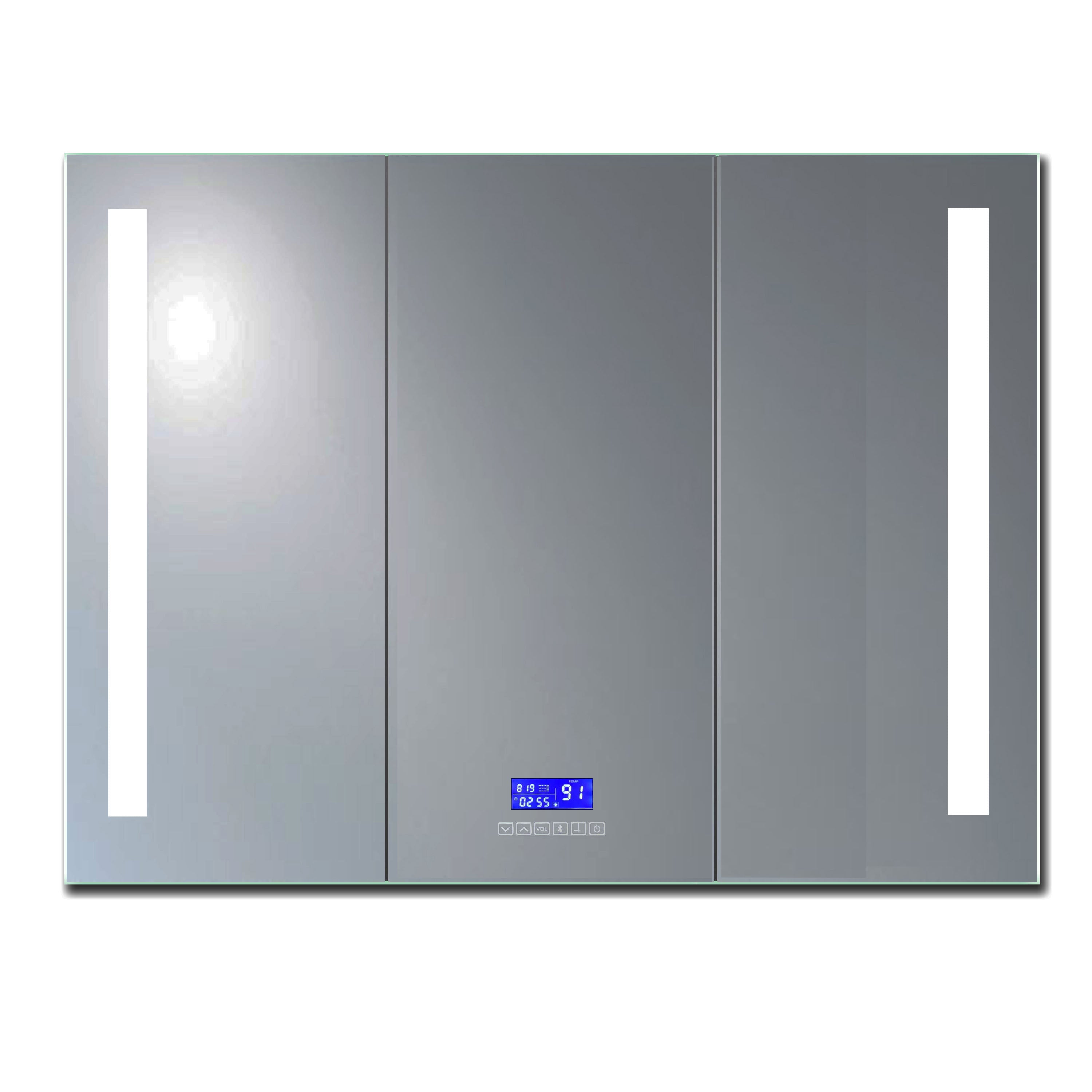 Alfi  42"x 28" Triple Door LED Light Bluetooth Medicine Cabinet