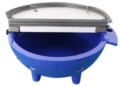 Alfi FireHotTub-Round Fire Burning Portable Outdoor Bath Tub