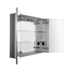 Whitehaus Musichaus WHFEL7089-S  Double Mirrored Door Medicine Cabinet