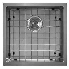 Whitehaus Noah Plus WHNPL1818 Single Bowl Dual-Mount Sink Set