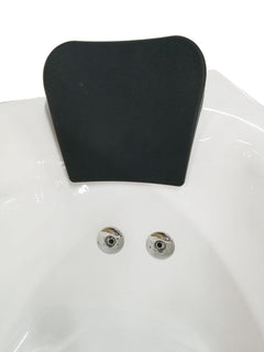 Eago AM161-L 5' Single Person Corner White Acrylic Whirlpool Bath Tub