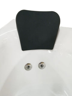Eago AM161-R  5' Single Person Corner White Acrylic Whirlpool Bath Tub